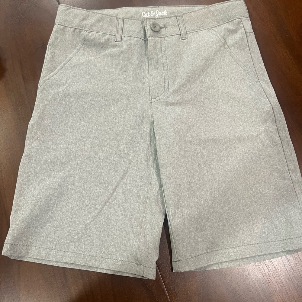 Cat & Jack Kids Gray Flat Front Shorts